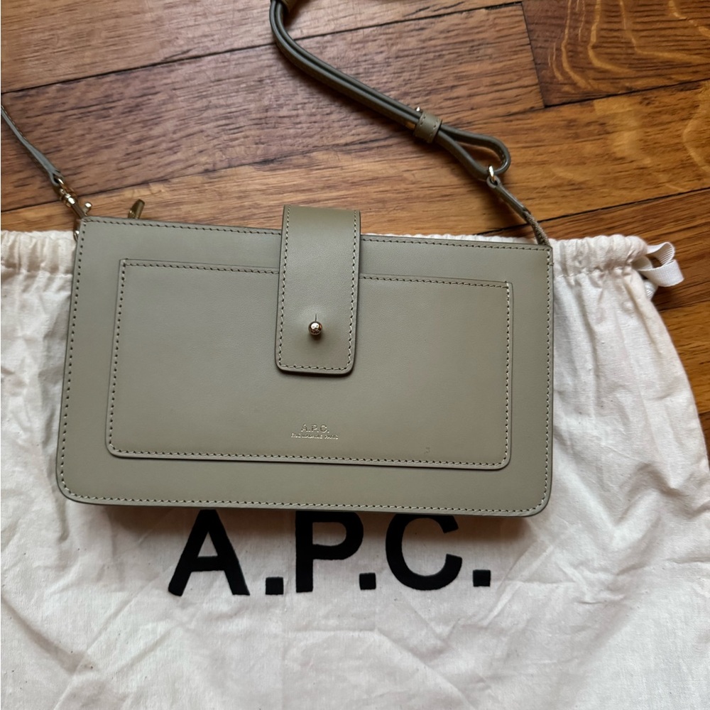 NEW! A.P.C. Albane clutch